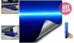 Durable XPO Dark Blue Vinyl Car Wrap Film 1ft x 5ft – Universal Fit for All Cars