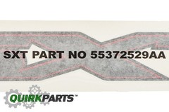 2007-2008 DODGE RAM 1500 SXT DECAL EMBLEM BADGE OEM MOPAR GENUINE 55372529AA