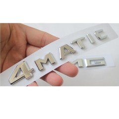 Chrome For Mercedes A170 B170 C270 E270 G270 ML270 CLK270 GLK270 4MATIC Emblems/