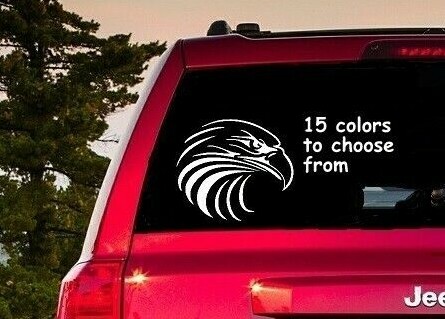 5×6 Bald Eagle Head Car Window Sticker Decal Laptop Macbook Tablet Sticker