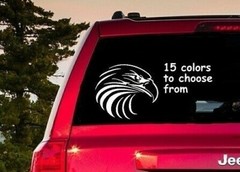 5×6 Bald Eagle Head Car Window Sticker Decal Laptop Macbook Tablet Sticker