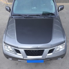 Black Front Hood Graphic Blackout Vinyl Graphics For Nissan Frontier 2005-2021