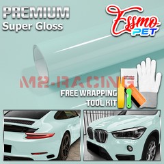 ESSMO PET Super Gloss Ocean Mist Teal Vehicle Vinyl Wrap Decal Glossy Like Paint
