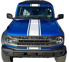 Graphic Racing Stripe Car Sticker Kit For Ford Bronco Hood Roof Rear Vinyl Decal