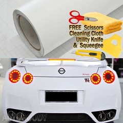 48″ x 60″ Matte Flat White Vinyl Film Wrap Sticker Decal Bubble Free Air Release