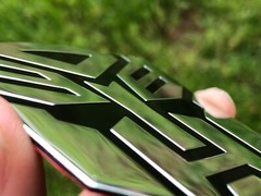 (2 PACK) ALUMINUM Transformers Autobots Optimus Prime Car Sticker Decal Emblem