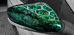 ESSMO PET Marble Forged Gloss Carbon Fiber Emerald Green Car Vinyl Wrap Decal
