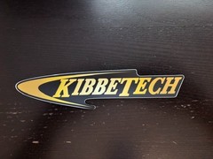 KIBBETECH Suspension Springs Lift Vinyl 8″X1.75 Sticker Logo