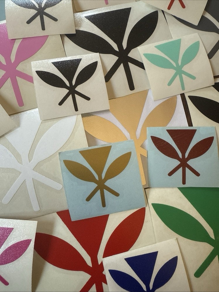 Hawaiian Kanaka Maoli Paddles Decal 1.75″ or 3″ and 16 Colors To Chose From New