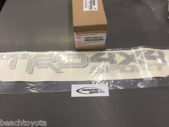 Toyota Tacoma TRD 4X4 SPORT bedside decal Silver/Gray 75996-04090-D0 Genuine OEM