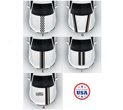 Universal Fit Racing Hood Stripes Decal Vinyl Stickers for Car SUV Truck