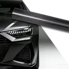 7D Premium Super Gloss Carbon Fiber Vinyl Film Wrap Bubble Free Air Release 6D