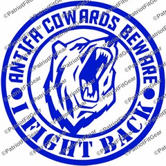 ANTIFA Cowards Beware,I Fight Back,F*ck ANTIFA,Domestic Terrorist,Vinyl Decal