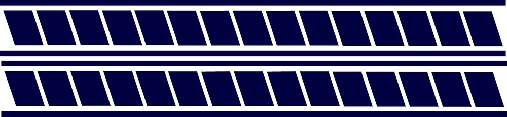 4″ x 36″ (2 in Set) LEFT Yamaha Racing Stripes Vinyl Decal for Trucks, etc.