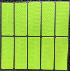 20 pcs Reflective Stickers Car Bumper Stickers Night Warning Anti-Collision Tape