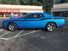 For Dodge Challenger Graphics Side Boost Vinyl Stripes Decals Stickers 2011-2023