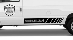 Business Name Custom Sign Advertising Car Lettering Decal kit Truck vinyl BS15