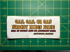 ”GAS GAS OR GAS ” STICKER DECAL HIGH QUALITY VINYL