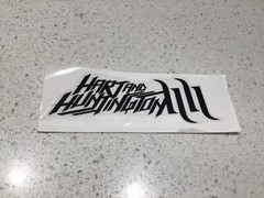 HART AND HUNTINGTON STICKER,MOTORCYCLE HONDA SUZUKI YAMAHA KAWASAKI KTM MOTOCORD
