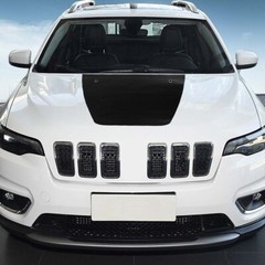 ⭕Front Engine Hood Sticker Decor Decal Vinyl Overlay Cover For Jeep Cherokee 14+