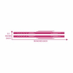 2pc Car Truck Body Side Skirt Racing Stripe Set Multiple colors Made in USA 6+yr