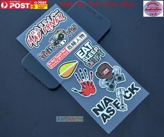 Car Motorbike Decoration Vinyl Sticker JDM Mad Driver N/A F#ck Race Sport 8x20cm