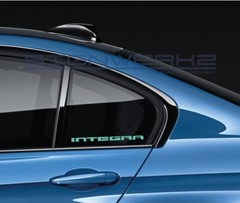 Integra Decal Sticker JDM civic SIR vtec type r turbo racing Pair
