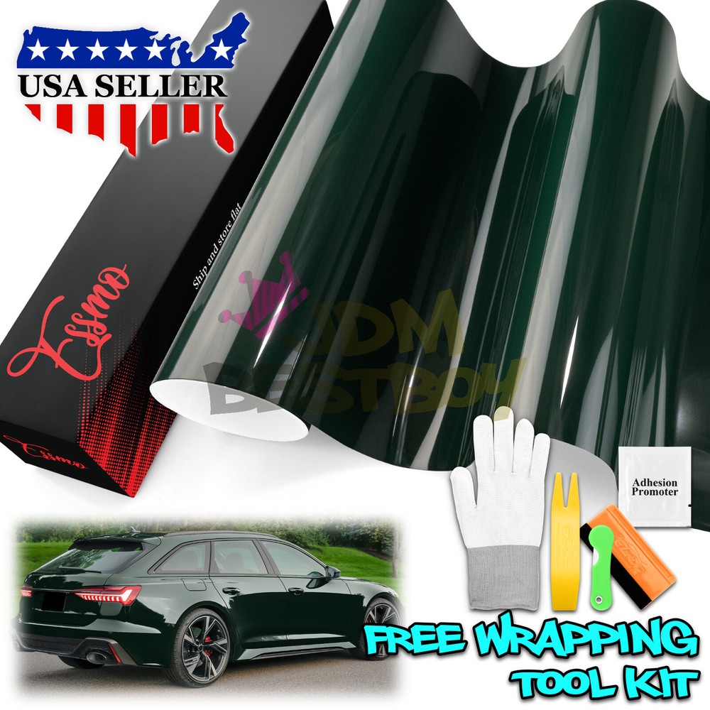 ESSMO PET Super Gloss Turquoise Gre Vehicle Vinyl Wrap Decal Sheet Like Paint