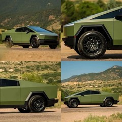 Cybertruck DIY PPF Paint Protection Film Wrap Color Changing Gloss Emerald Green
