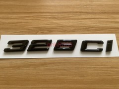 Gloss Black 3D ABS Letters Trunk 328ci Emblem Rear Badge for BMW 2017-2022 328ci