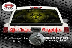 Biohazard Rear Window Graphic Decal Sticker Truck Van SUV