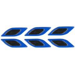 Safety Reflective Tape Leaf Warning Mark Car Bumper Sticker Accessories 6Pcs/Set