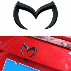 Black Evil M Car Rear Trunk Emblem Badge For Mazda 3 6 CX-5 MX-5 Miata