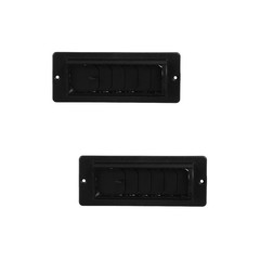 2 Count Dashboard Air Vent Panel Grille Cover Ac Car Conditioner Outlet