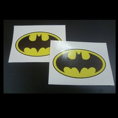 4 X BATMAN LOGO STICKERS – VINYL, CAR, SKATEBOARD, MOTORBIKE, SUPERHERO