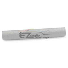 Premium Ultra Diamond Glitter Matte Silver Car Vinyl Wrap Sticker Decal Sheet