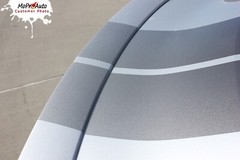 2015 FADE RALLY Ford Mustang Hood Roof Fading Racing Stripes Vinyl Graphic Decal