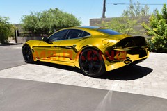 ESSMO PET Super Chrome Gold Stretch Car Vehicle Vinyl Wrap Decal Sticker Sheet
