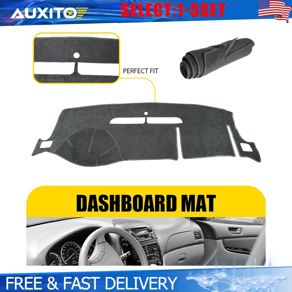 Gray Dash Cover Mat for 2007-13 Chevy Silverado 1500 2500 HD Tahoe Suburban 1-5X
