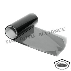 12″x78″Gloss Light Black Smoke Tint Film Lens Vinyl Wrap For Headlight+taillight