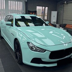 5FTx50FT PET Gloss Sage Green Vinyl Wrap US Stock Car Wrap Air Release