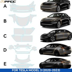 8.5Mil Matte PPF Full Body Kit for Tesla Model 3 2017-2023 Paint Protection Film