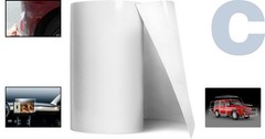 Universal Fit Clear Vinyl Wrap Guard Film – 8″ x 54″ – UV & Scratch Resistant