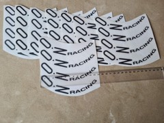 8pcs Oz Racing Wheels Sticker Black Vinyl Decal