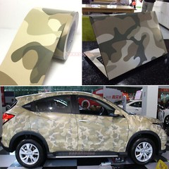 Bubble Free Camouflage Camo Car Digital Forest Vinyl Wrap Film Trim Sticker ABUS