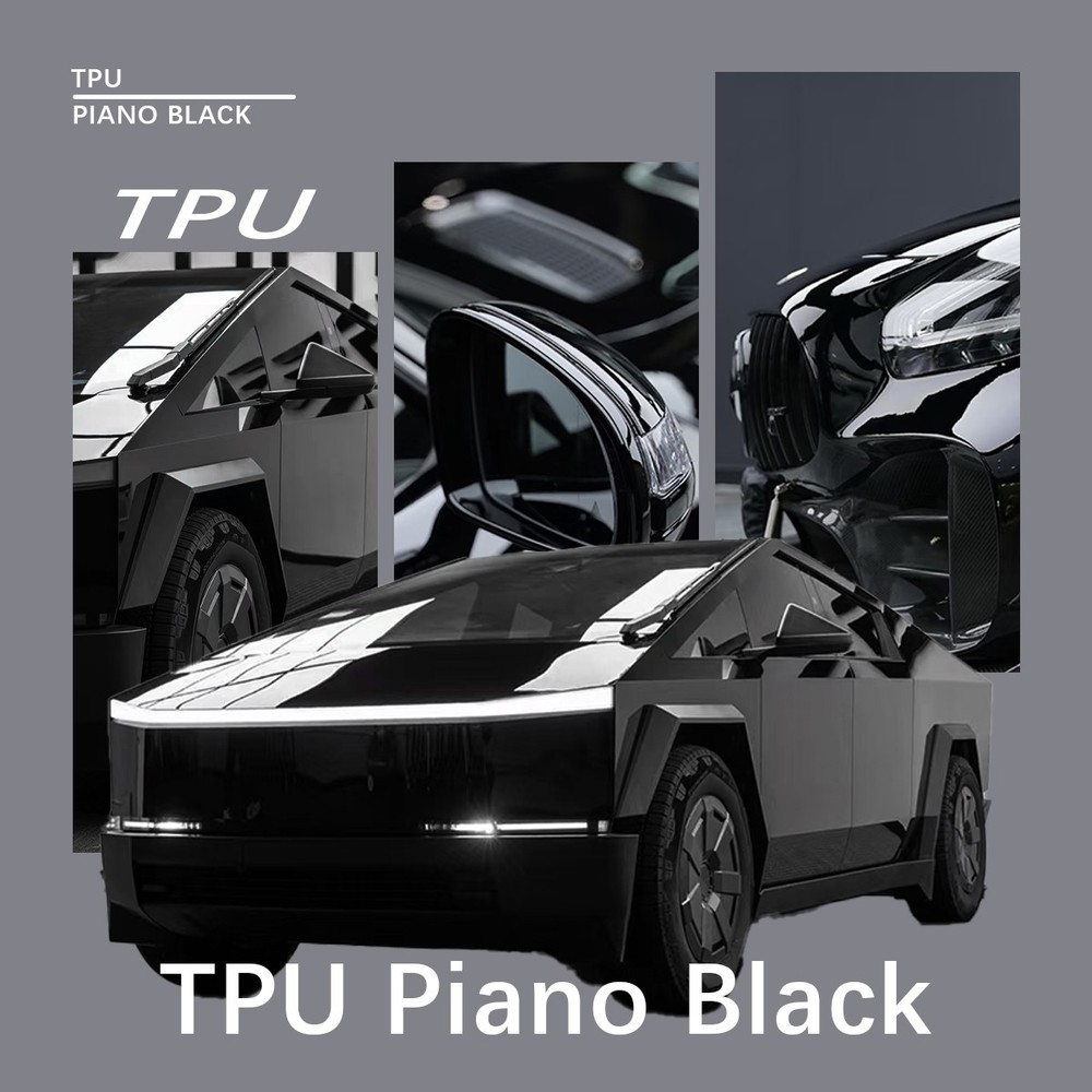 5FT x 50FT Gloss Piano Black PPF Self Healing Anti-Scratch Paint Protection Film
