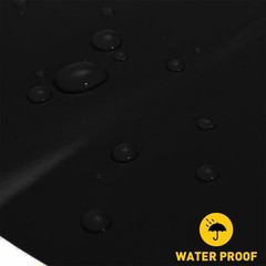 Car Sun Visor Strip Tint Film Front Windshield UV Shade Banner Accessories Black