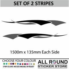 1.5m Stripes Vehicle Boat RV Campervan Caravan Motorhome, truck , trailer ST01