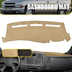 Black Gray Beige Dash Cover Mat Dashboard Pad for Chevy Silverado Tahoe 2001-06