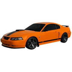 Graphic Express Black Rocker Stripe Kit Mach 1 Mustang 2003-2004